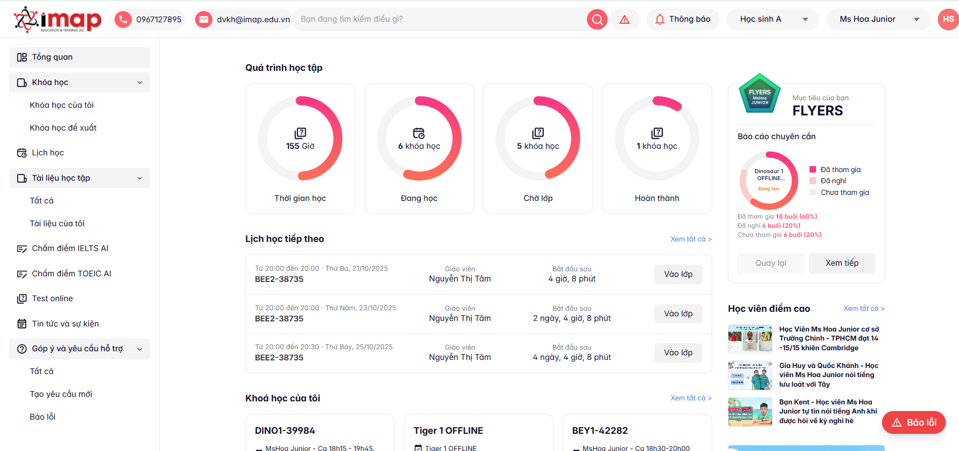 giao diện web