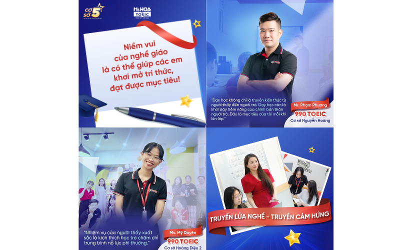 Thầy cô tại Anh ngữ ms Hoa