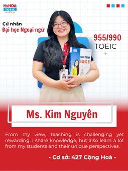 Cô giáo Kim Nguyên ms Hoa Cộng Hoà