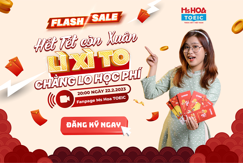 Flash sale Ms Hoa TOEIC
