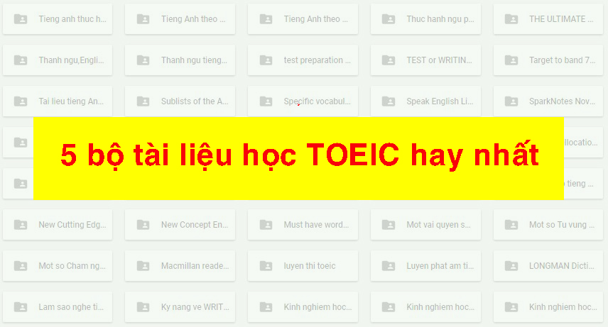 tài liệu học toeic